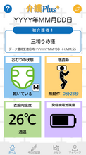画像をギャラリービューアに読み込む, 介護Plus【受発信機】専用アプリと連動 ※この商品には専用パッドが含まれておりませんので、別途お買い求めください。